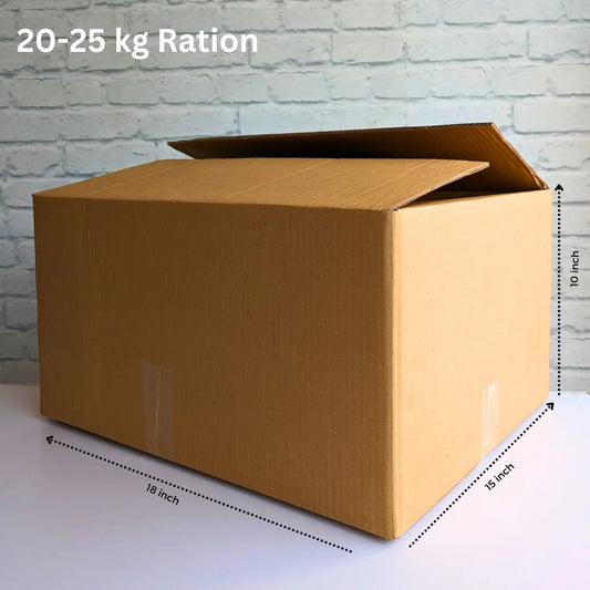 buy carton box for packing ramadan ration 25kg