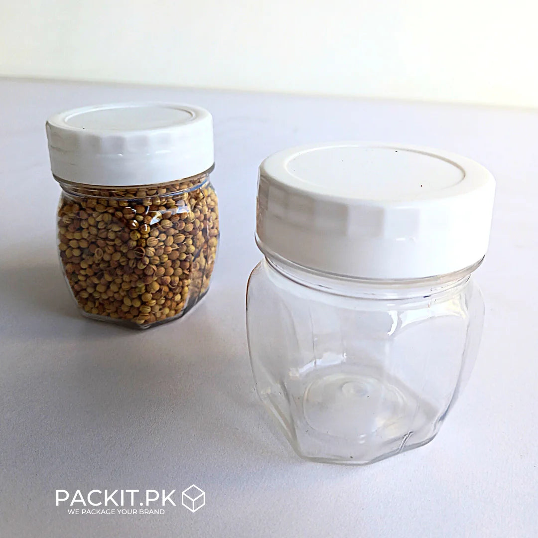 Honeycomb Plastic Jar - 100ml