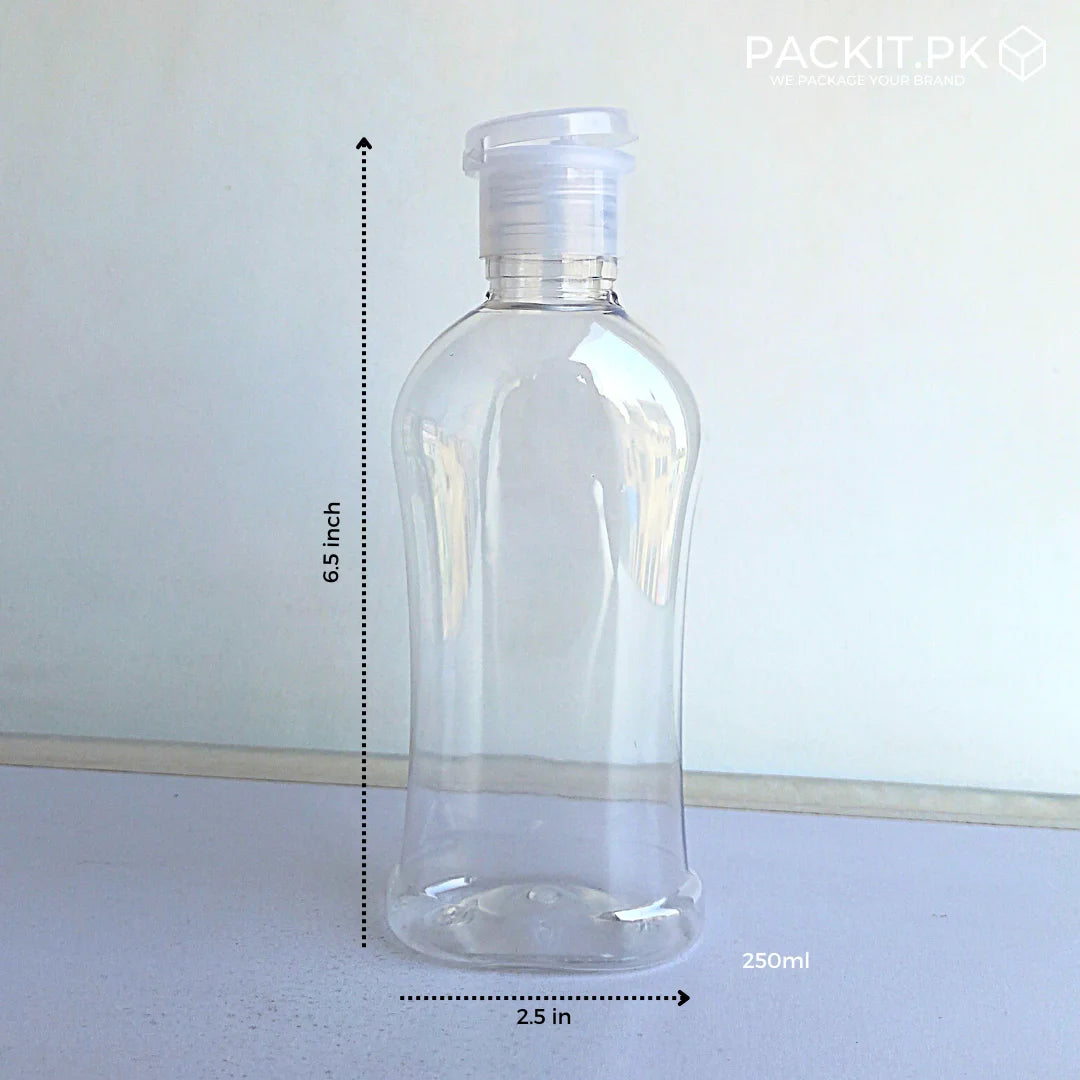 Flip Top Plastic Bottle - 200-250ml