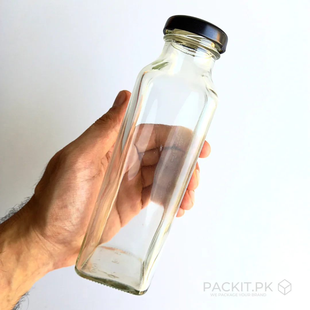 300ml Clear Glass Juice Bottle - Glass Paclaging 