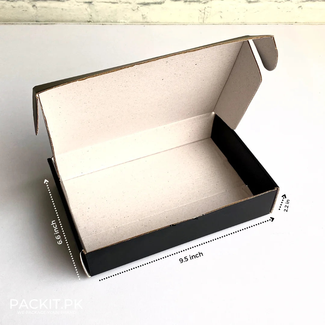 Matte Black Boxes - Premium eCommerce mailer Packaging –
