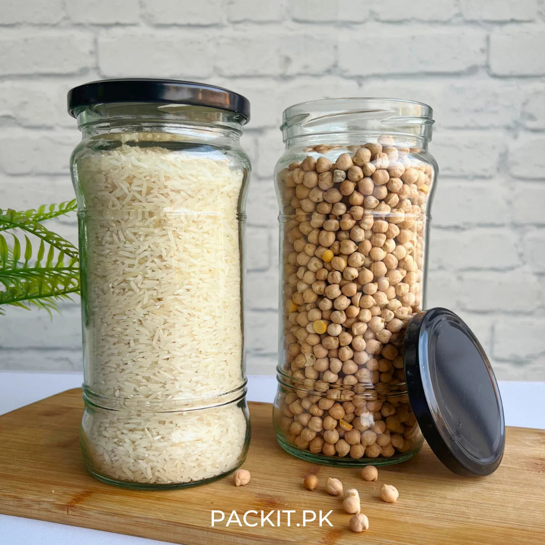 buy kitchen storage round glass pantry jars online PAKISTAN