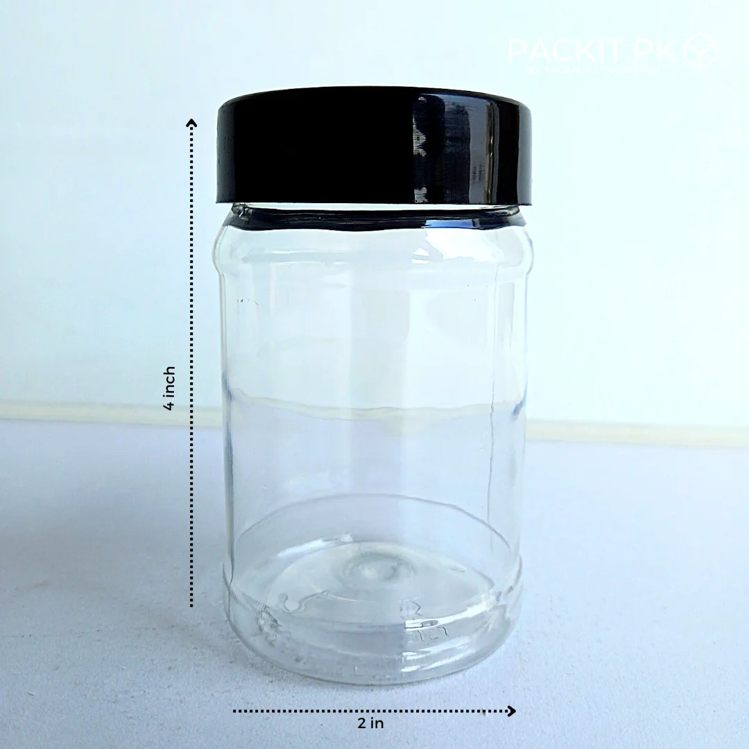 200ml Plastic Jar - Round