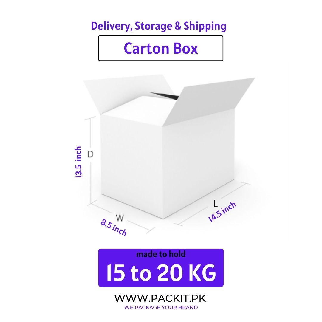 15-20 kg White Carton Box for Shipping and Storage