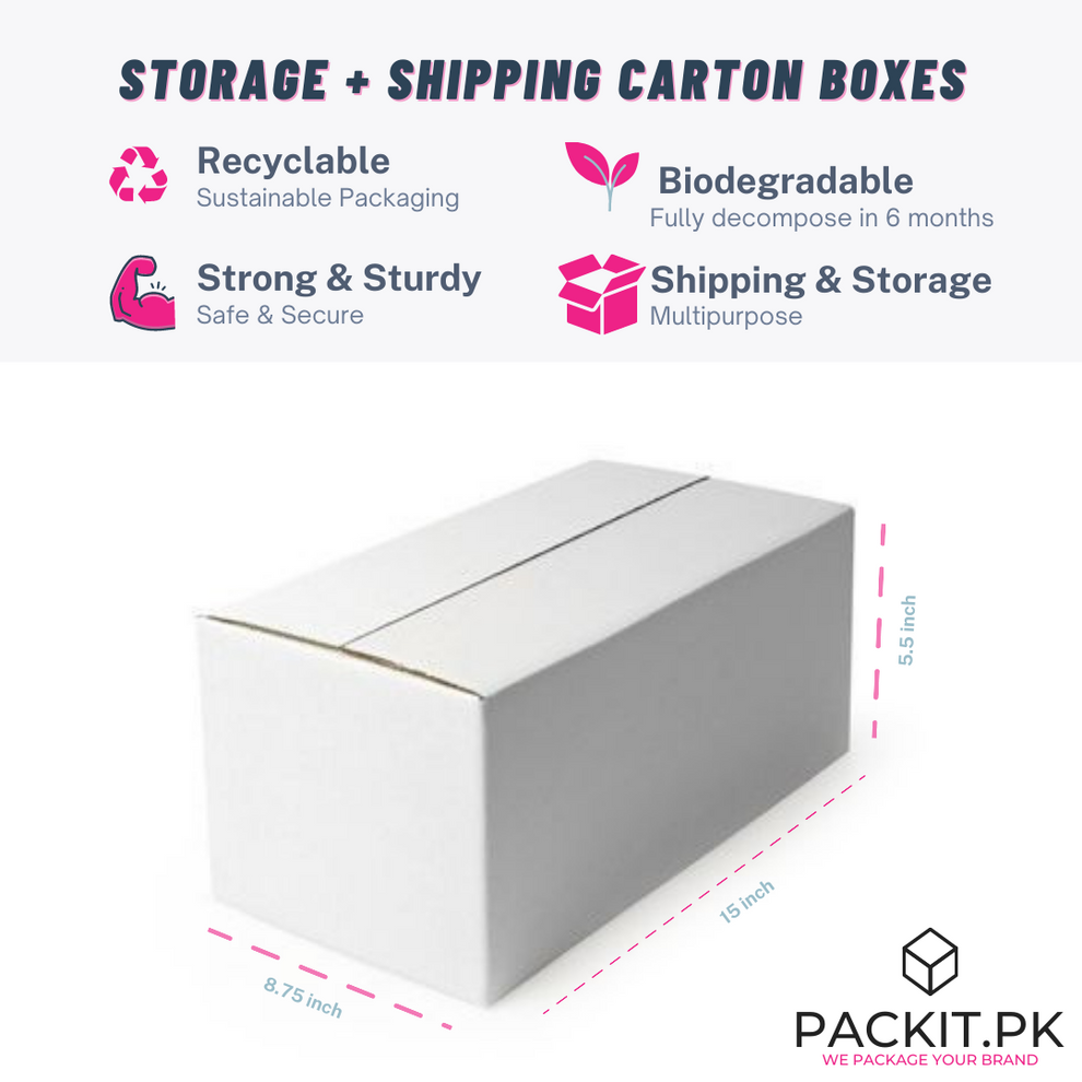 Buy HighQuality Carton Boxes Online in Pakistan at Wholesale Packit