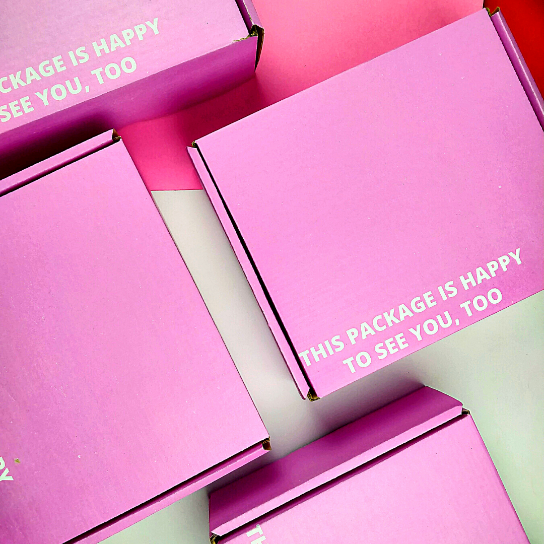 Lilac Pink Box (Happy to See You)