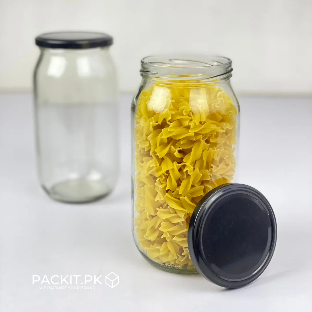 Glass Jar (1 litre) - pantry mason jar